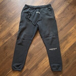 Fear of God Essentials Black Sweatpants Size Large